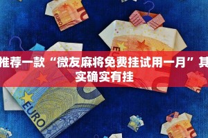 推荐一款“微友麻将免费挂试用一月”其实确实有挂